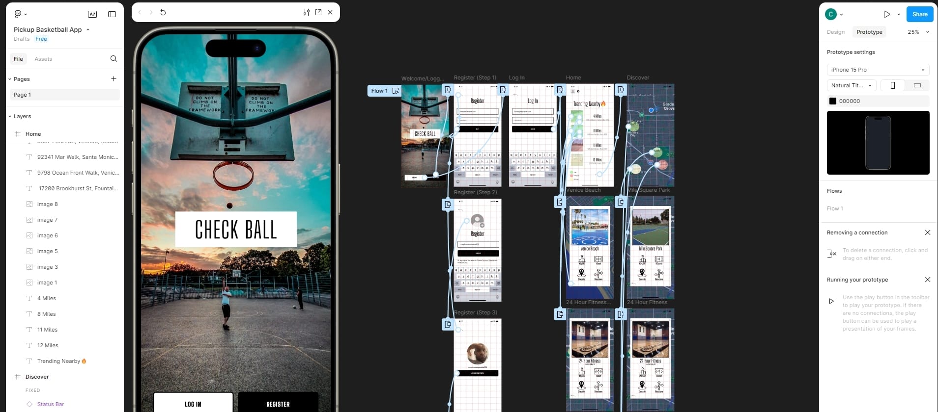 "Check Ball", A Mobile Application Prototype         (UI/UX Design)
